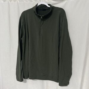 32 DEGREES HEAT green 1/4 zip long sleeve pullover sweat shirt XL